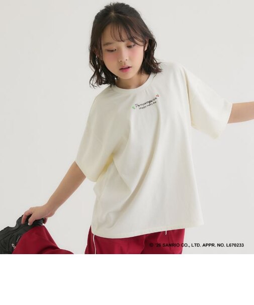 【ポムポムプリン】バックプリントビッグTシャツ