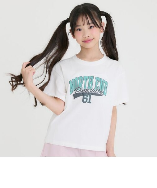 【別注】カレッジナンバー発砲プリントTシャツ