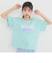 【別注】カレッジナンバー発砲プリントTシャツ