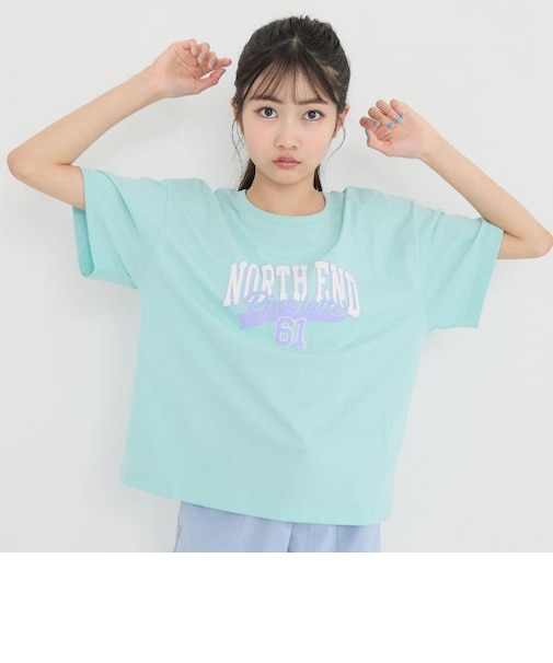 【別注】カレッジナンバー発砲プリントTシャツ
