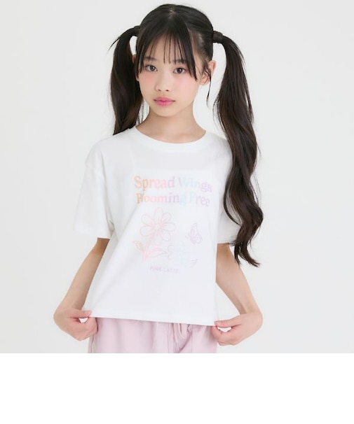 【別注】フラワーグラデプリントTシャツ
