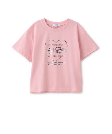 【別注】ハートロゴ箔プリントTシャツ