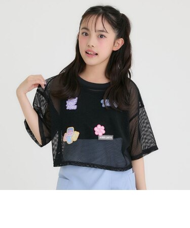 【接触冷感(インナーのみ）】ワッペンメッシュ半袖T＋タンクセット