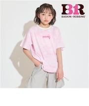 【サーティワン】【接触冷感】マーブル柄ビッグ半袖Tシャツ