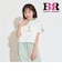 【サーティワン】【接触冷感】袖ラインリボン半袖Tシャツ