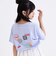 【デイリープライス】【綿100%】ワッペン風半袖Tシャツ