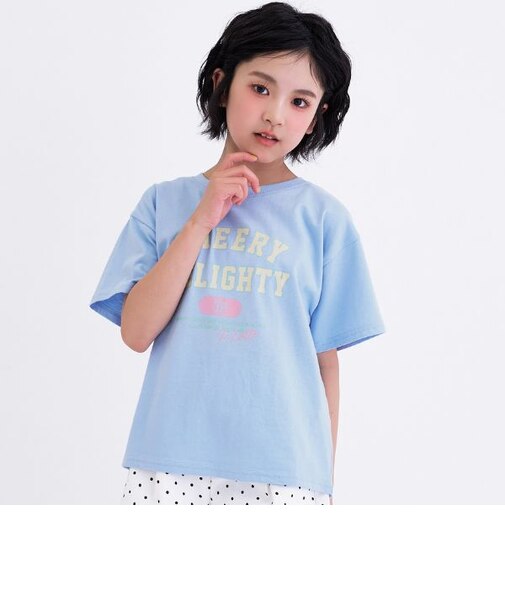 【デイリープライス】【綿100%】カレッジプリント半袖Tシャツ