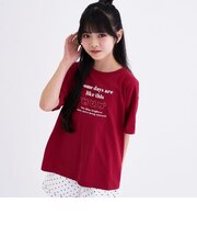 【デイリープライス】【綿100%】ゆるくまイラストカラバリ半袖Tシャツ