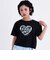 【デイリープライス】【綿100%】ハートロゴプリント半袖Tシャツ