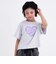 【デイリープライス】【綿100%】ハートロゴプリント半袖Tシャツ