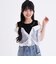 肩あきシアーチェックドッキングシャツ