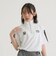 袖メッシュハーフジップ半袖Tシャツ2