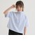 袖メッシュハーフジップ半袖Tシャツ2