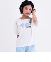 【接触冷感】アシンメトリー肩あき半袖T