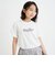 裾ドロストりぼんタック半袖Tシャツ