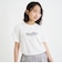 裾ドロストりぼんタック半袖Tシャツ