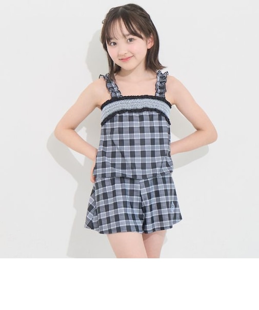 【SWIM】チェックコンビネゾン