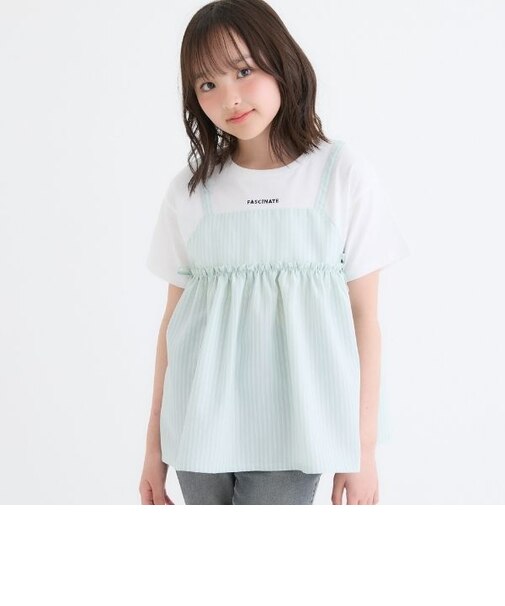 ドッキングチュニックトップス