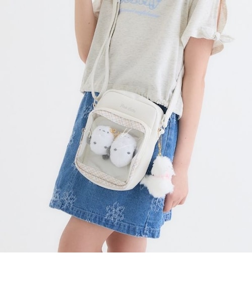 PU×チェックショルダー｜ピンクラテの通販｜&mall（アンドモール）三井