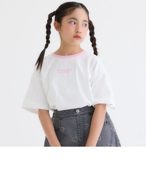 【東京限定】【綿100%】ピンクラテトーキョービッグTシャツ