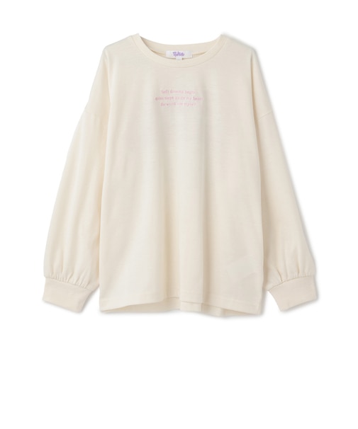 【別注】リブつきバックプリントビッグロンT