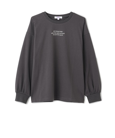 【別注】リブつきバックプリントビッグロンT