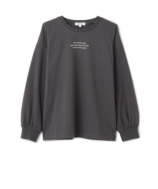 【別注】リブつきバックプリントビッグロンT