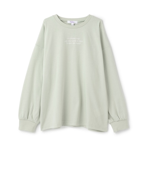 【別注】リブつきバックプリントビッグロンT
