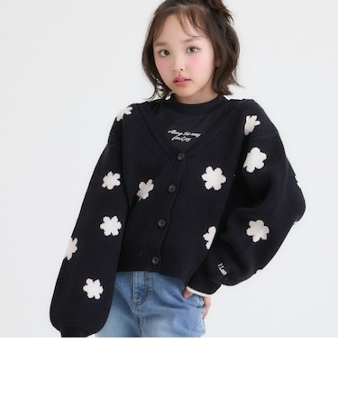 【洗える】もちもち柄アソートカーディガン