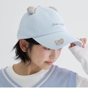 チェックベア ローキャップ
