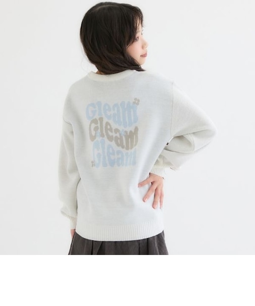 【洗える】ロゴアソートニット
