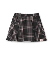 【イージーケア】チェックフロントプリーツスカート