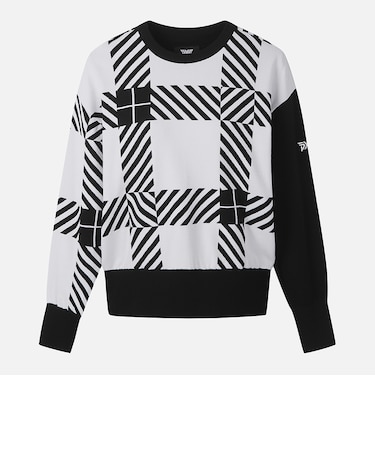 WMNS SP PATTERN R-NECK SW