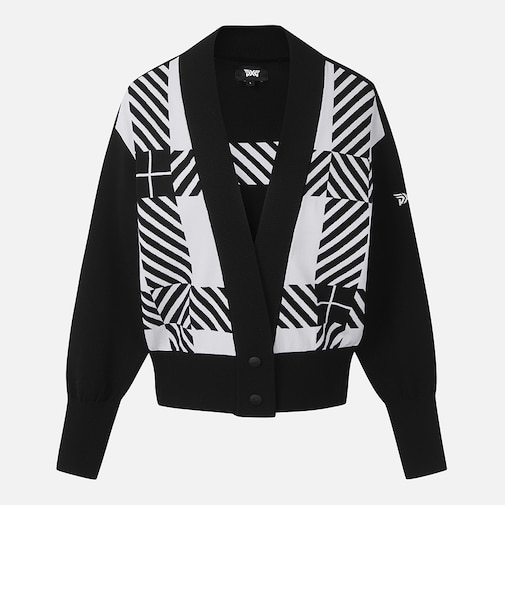 WMNS SP PATTERN KNIT CARDIGAN