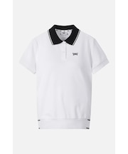 WMNS SM KNIT COLLARED SS