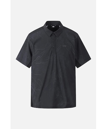 MNS SM PATTERN COLLAR SS