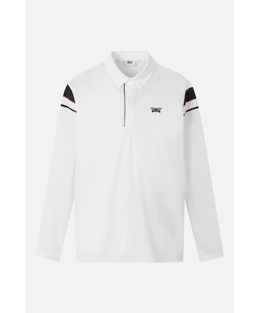 MNS SP COLOR BLOCKED COLLAR LS