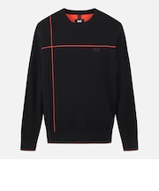 MNS SP PATTERN ROUND PULLOVER KNIT