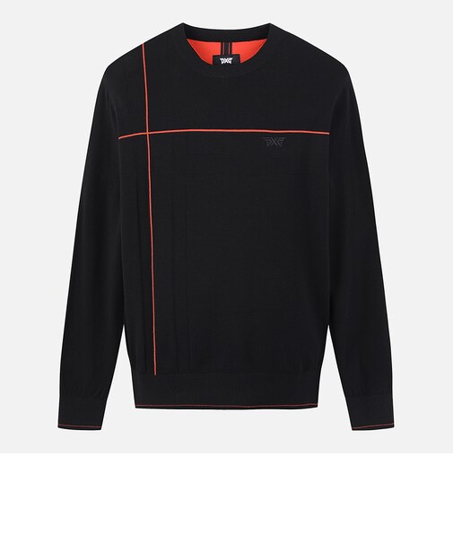 MNS SP PATTERN ROUND PULLOVER KNIT