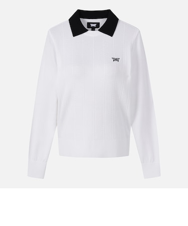 WMNS SP CABLE PATTERN ROUND NECK SW