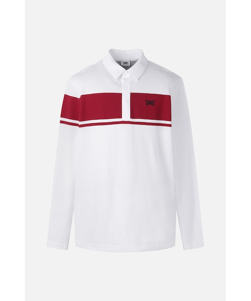 MNS SP KNIT HYBRID COLLAR LS