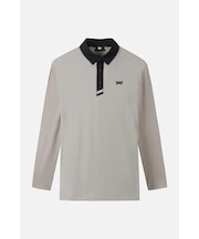 MNS SM COLOR BLOCKED COOL SLEEVE COLLAR LS