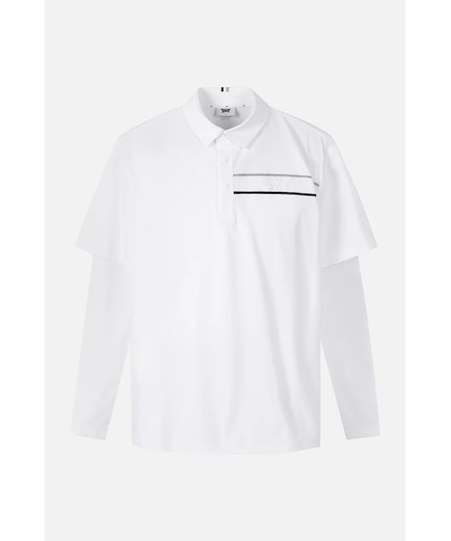 MNS SM COOL SLEEVE LAYERED COLLAR LS