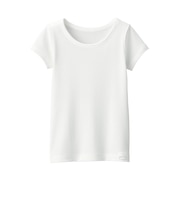 ベビー　フライス編みクルーネック半袖Ｔシャツ【インナー】