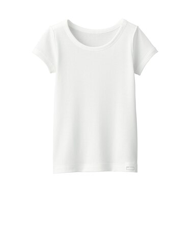 ベビー　フライス編みクルーネック半袖Ｔシャツ【インナー】