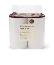 再生紙トイレットペーパー５倍巻　ダブル