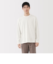 紳士　起毛クルーネック長袖Ｔシャツ