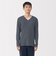 紳士　あったか綿　Ｖネック長袖Ｔシャツ