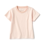 ベビー　あたまするっと　天竺編みクルーネック半袖Ｔシャツ　ボーダー