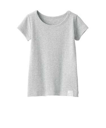 ベビー　フライス編みクルーネック半袖Ｔシャツ【インナー】
